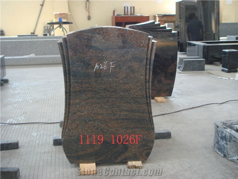 Himalayan Blue Granite Tombstone