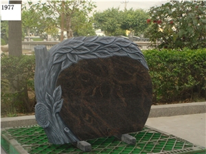 Himalayan Blue Granite Tombstone