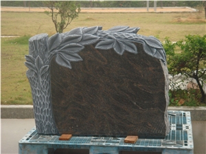 Himalayan Blue Granite Tombstone