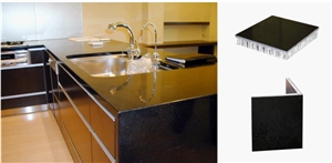 Black Granite Honeycomb Panel Countertop