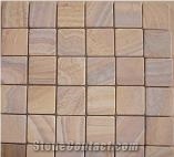 Pink Sandstone Mosaic Tiles