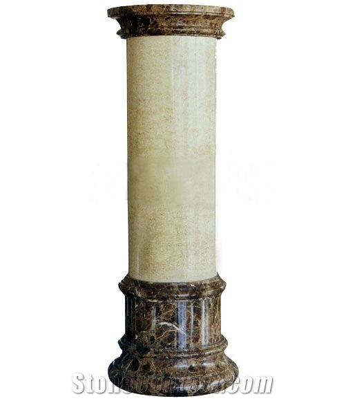 Beige Marble Column
