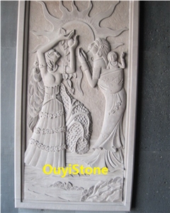 Beige Sandstone Reliefs