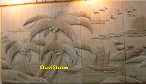 Sandstone Carving Relief