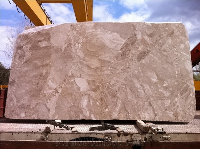 Almond Beige Marble Block