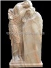 Angle Carved Tombstone, Grey Marble Tombstone