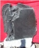 Angle Carved Tombstone, Grey Marble Tombstone