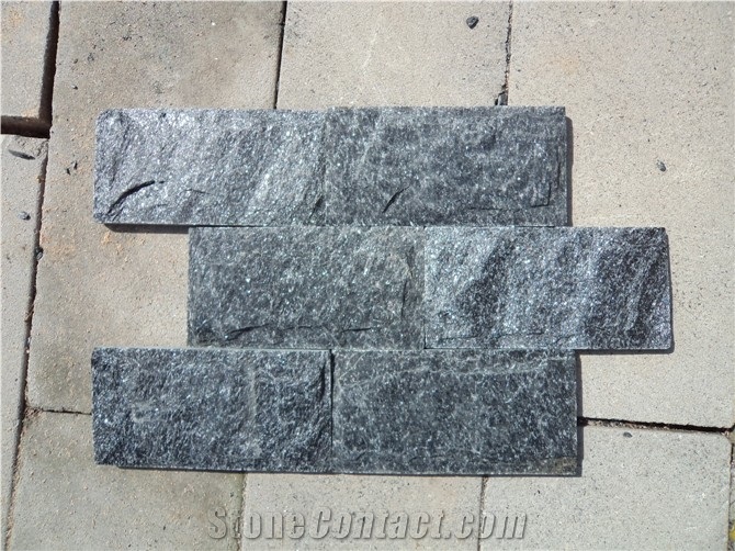 Black Quartzite Mushroom Stone