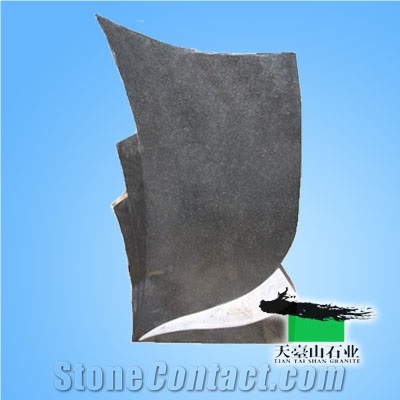 China Granite Gravestone, Shanxi Black Granite Gravestone