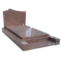 China Pink Granite Gravestone