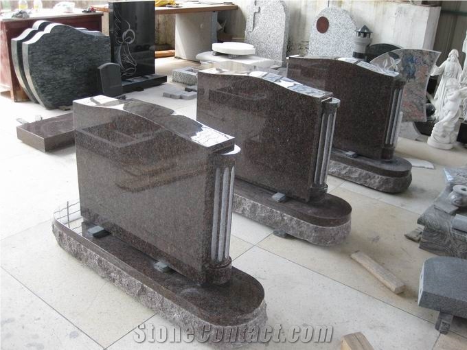 Heart Granite Tombstone Design