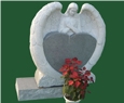 Grey Marble Tombstone