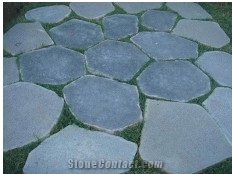 Natural Salte Flagstone on Mesh