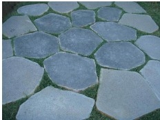 Natural Salte Flagstone on Mesh