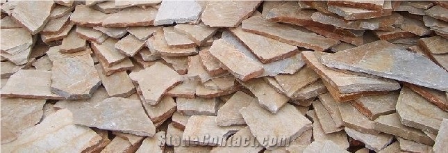 Natural Salte Flagstone on Mesh
