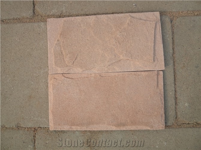 Pink Quartzite Mushroom Stone,Wall Stone