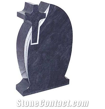 Red Granite Tombstone