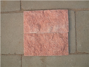 Red Quartzite Mushroom Stone, Wall Stone Red Quartzite Mushroom Stone, Wall Stone