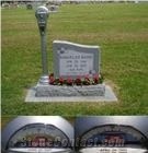 Russian Granite Headstone, Grey Marble Headstone