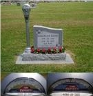 Russian Granite Headstone, Grey Marble Headstone