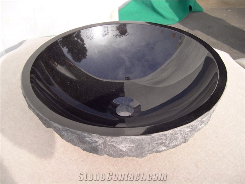 Absolute Black Basin and Sink, Absolute Black Granite Basin