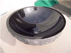Absolute Black Basin and Sink, Absolute Black Granite Basin Absolute Black Basin and Sink, Absolute Black Granite Basin