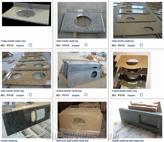 China Grey Granite Countertops, G603 Grey Granite Countertops