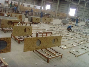 Tiger Skin Vanity Tops, Tiger Skin Yellow Granite Vanity Tops