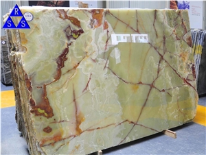 Green Onyx Polished Big Slab