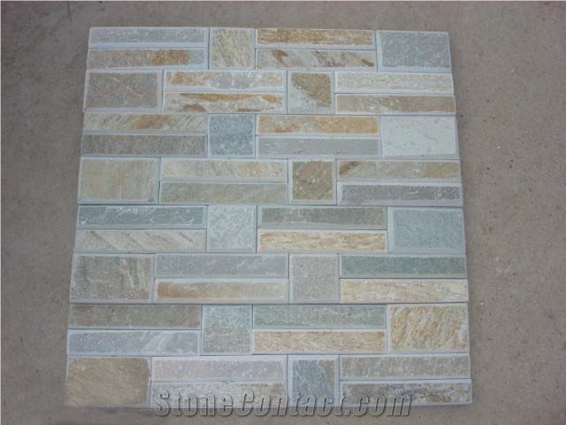 Slate Chamfered Edge Wall Panel Cladding