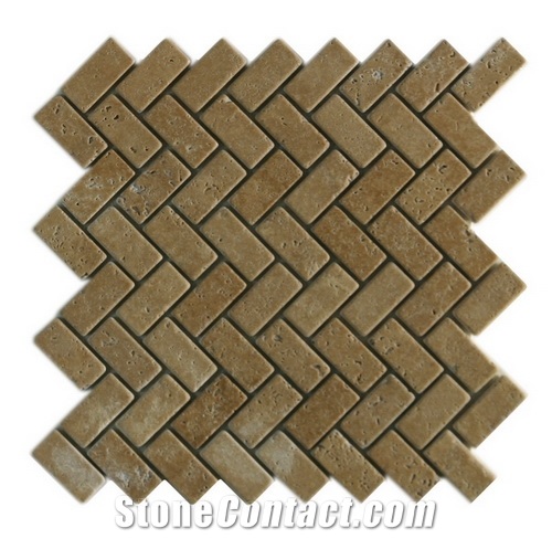 Mosaic 52-20, M 52-20 Brown Travertine