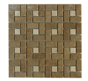 Mosaic 5251-31, M 5251-31 Brown Travertine