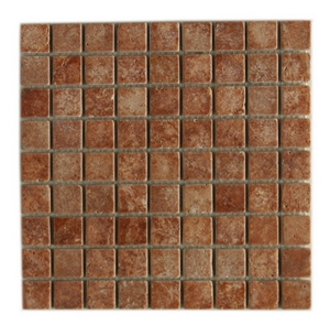 Mosaic 54-04, M 54-04 Red Travertine