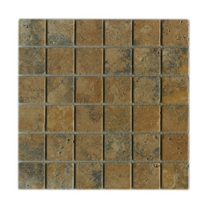 Mosaic 55-05, M 55-05 Brown Travertine
