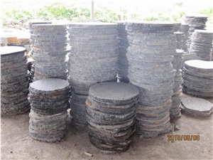 Basalt Flagstone Paving, Grey Basalt Cobble, Pavers