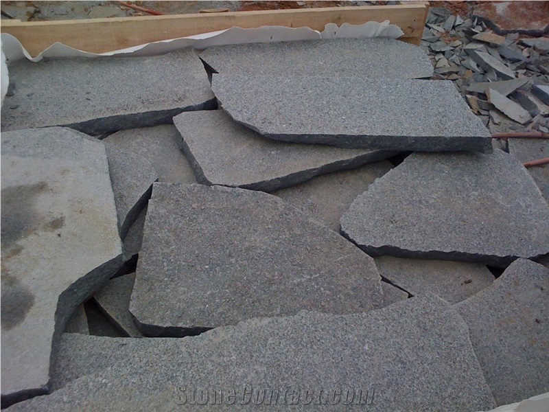 G612 Granite Green Matted Flagstone