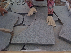 G612 Granite Green Matted Flagstone