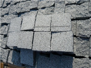 G654 Padang Dark Cobble Stone, China Black Granite Cobble Stone
