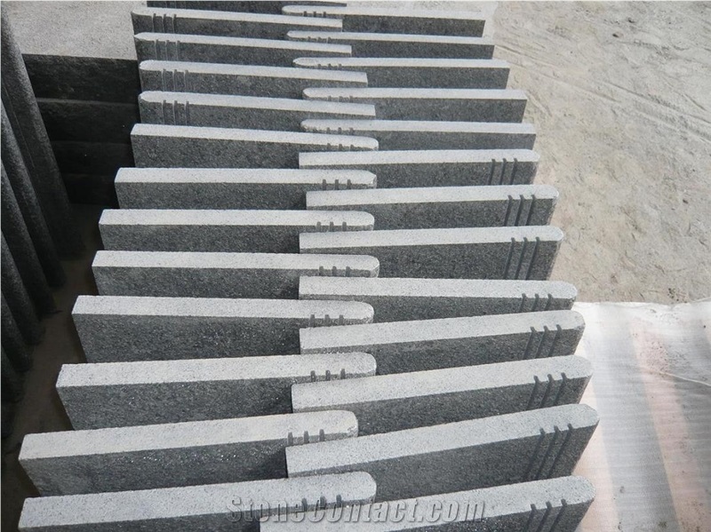 G654 Padang Dark Granite Stairs & Steps, G654 Black Granite Stairs
