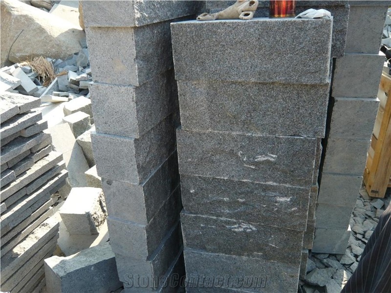 G654 Wall Stone, Sesame Grey, G654 Black Granite Wall