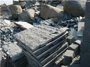 G654 Wall Stone, Sesame Grey, G654 Black Granite Wall