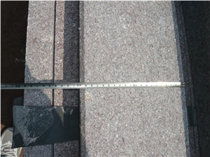 G666 Red Porphyry Granite, G666 Red Granite Kerbstone