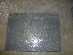 Zhangpu Black Basalt Stairs & Risers, Black Basalt Stairs
