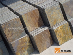 Rust Slate Tile,china Yellow Slate