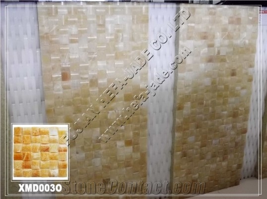 Onyx Yellow Mosaic Tile(XMD003O)