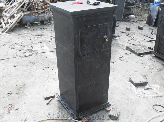 Blue Limestone Letter Box