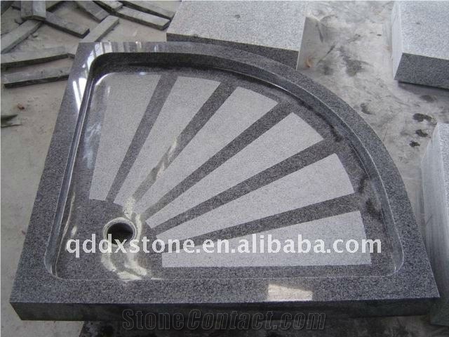 Grey Blue Stone Shower Tray