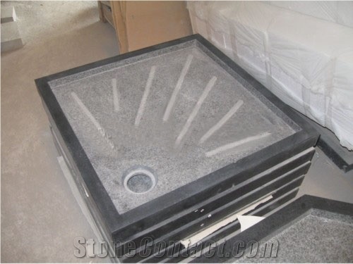 Grey Blue Stone Shower Tray