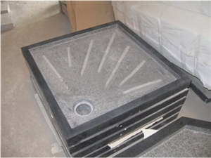 Grey Blue Stone Shower Tray