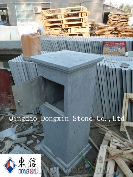Bluestone Mailbox, Grey Blue Stone Mailbox